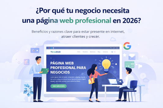 ¿Por qué tu negocio necesita una página web profesional en 2026?